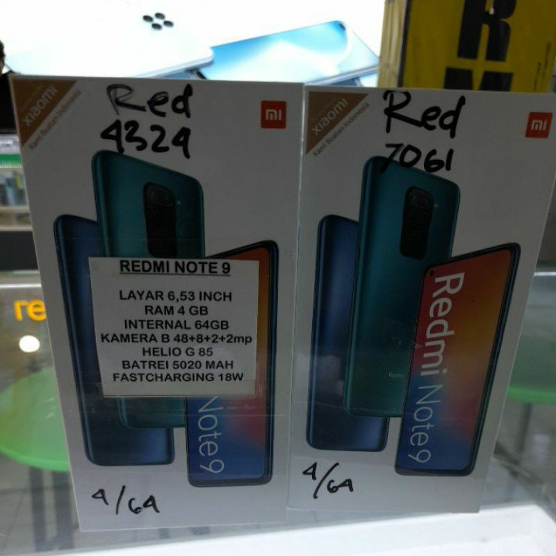 Xiaomi redmi note 9 ram 6/128