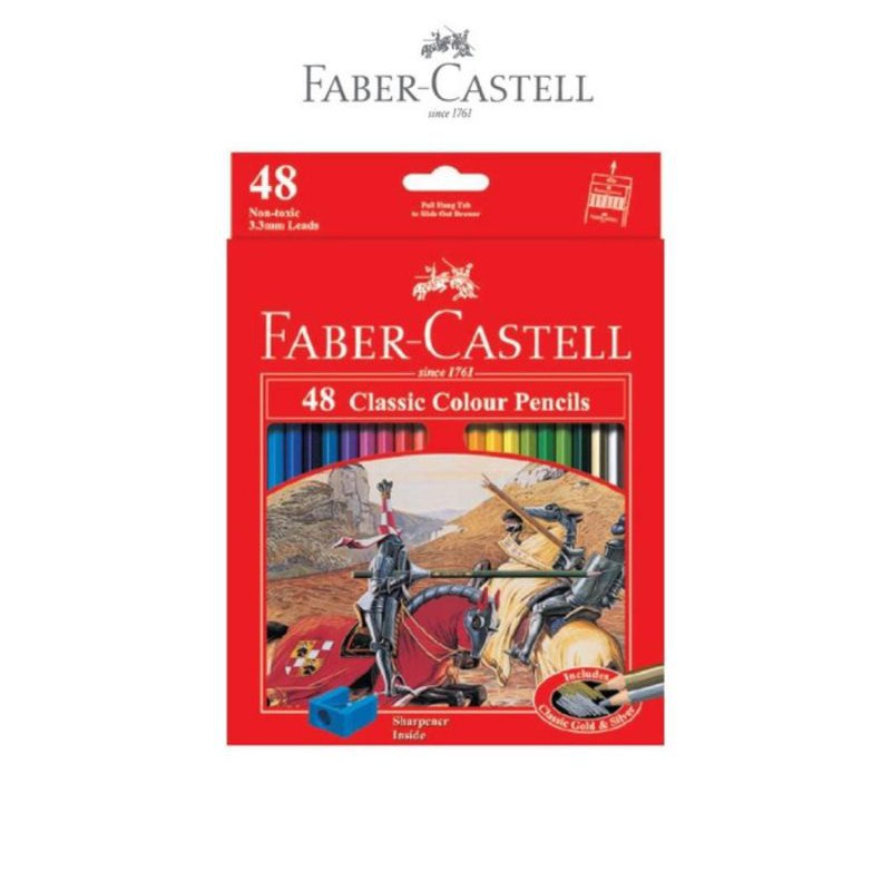 

PENSIL WARNA FABER CASTELL CLASSIC 48 WARNA