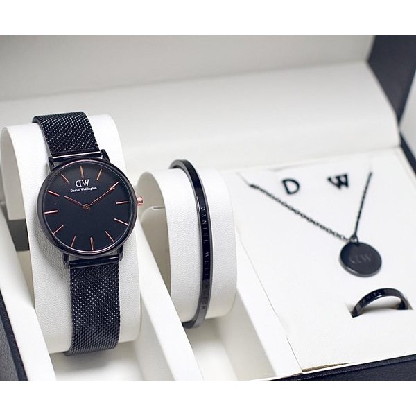 TERLARIS -  jam tangan wanita dw daniel wellington paket