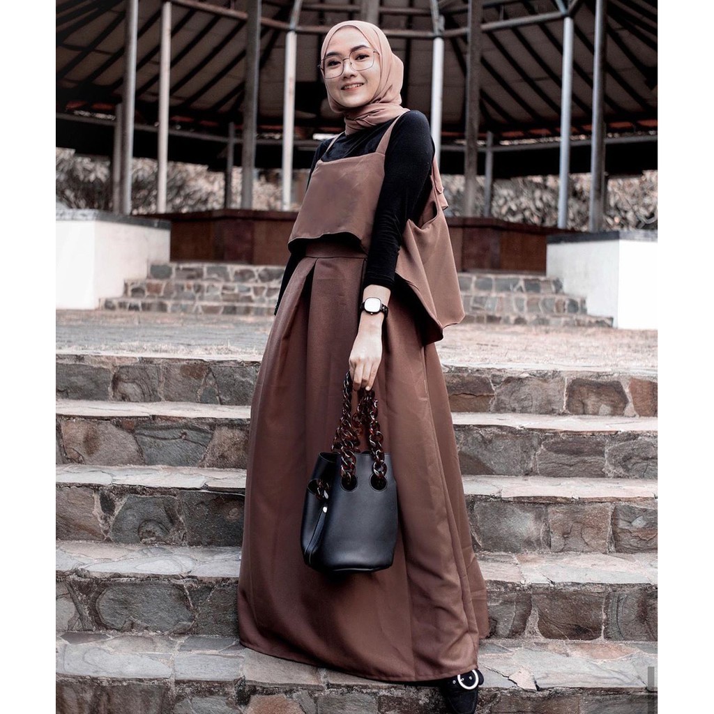 LIRA OVERALL LAYER SLOOPY WANITA SLUVI POLOS PANJANG