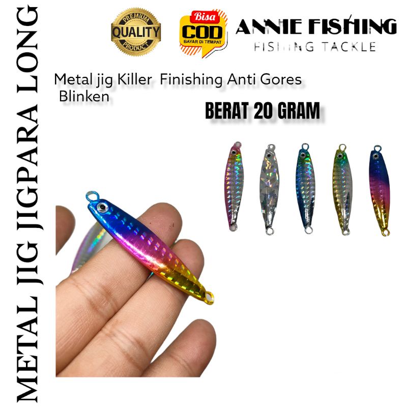 MIKRO JIG 20 GRAM (KOPI JIGPARA) METAL JIG/UMPAN PANCING