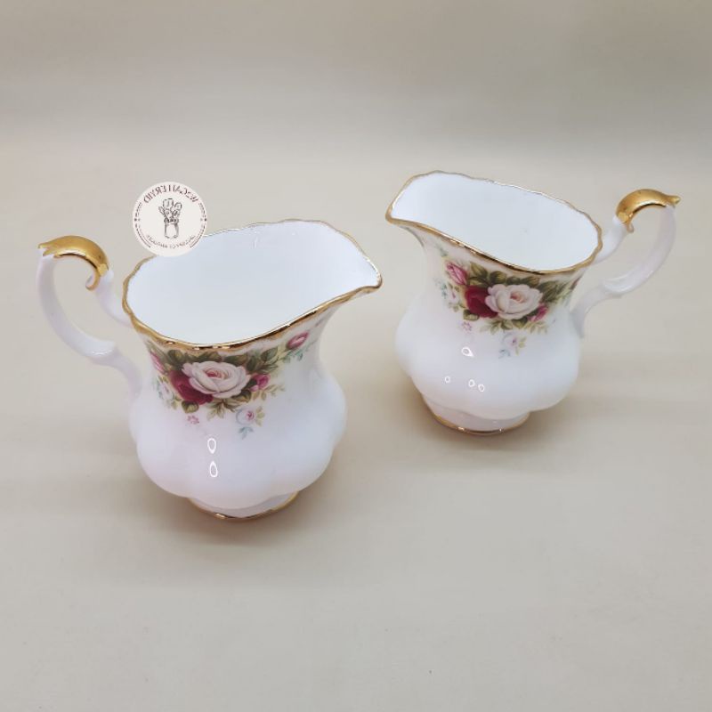 Royal Albert Celebration Milk Jug/wadah krimer Royal Albert/tempat krimer keramik