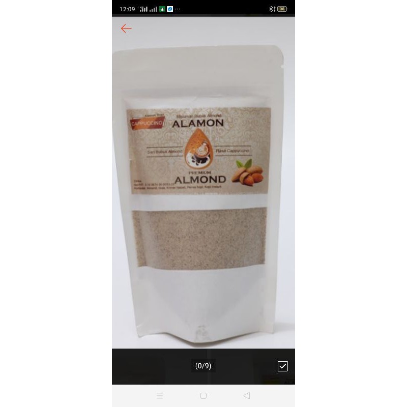 

Alamon susu almond