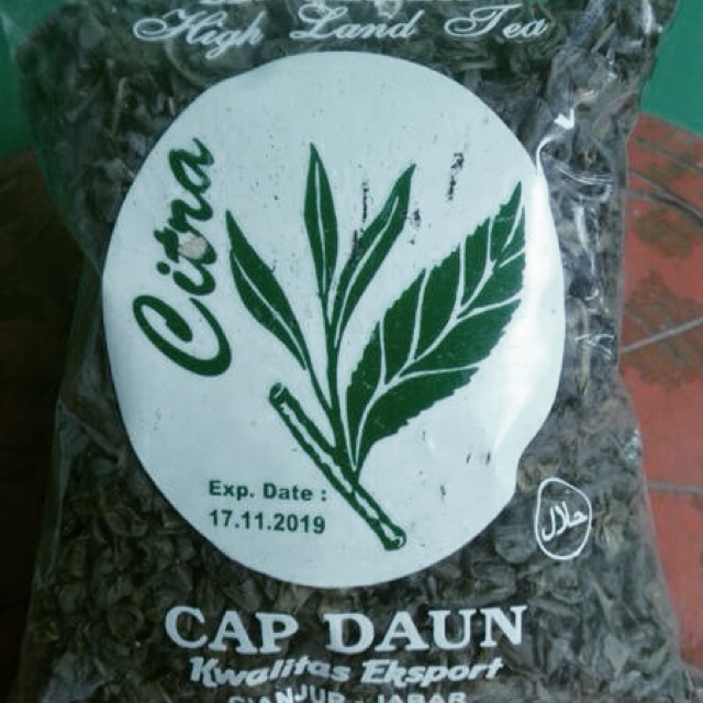 

Teh hijau cap daun