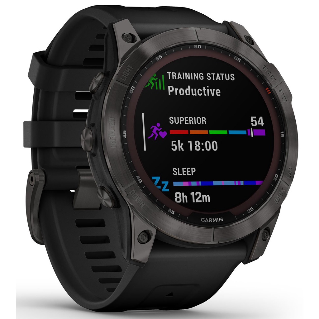 Garmin Fenix 7X Solar Sapphire Silicone Band - Garansi Resmi TAM 2Th