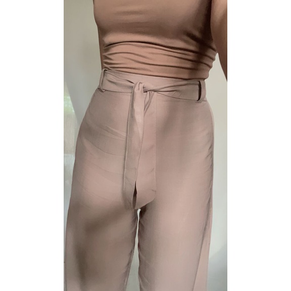 Moura Pants // celana kulot rayon tali highwaist