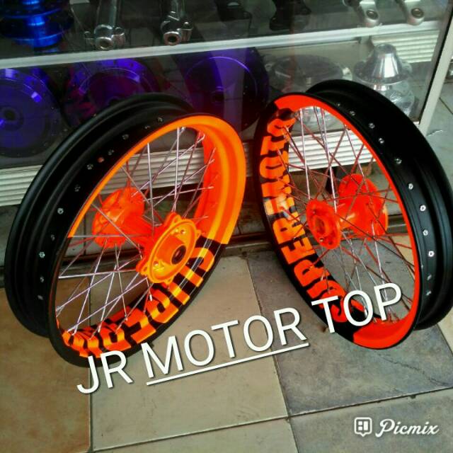 Velg Honda CRF150L siap pakai plus cakram Depan Belakang