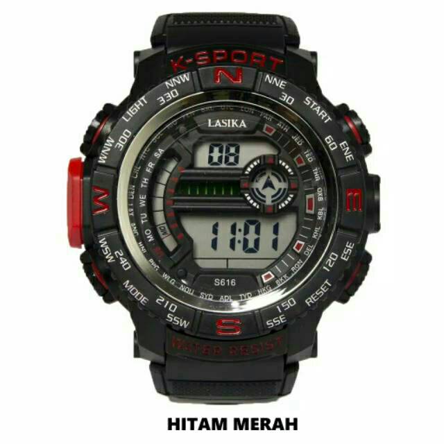 Jam Tangan Pria Sporty Lasika Anti Air Digital F-616