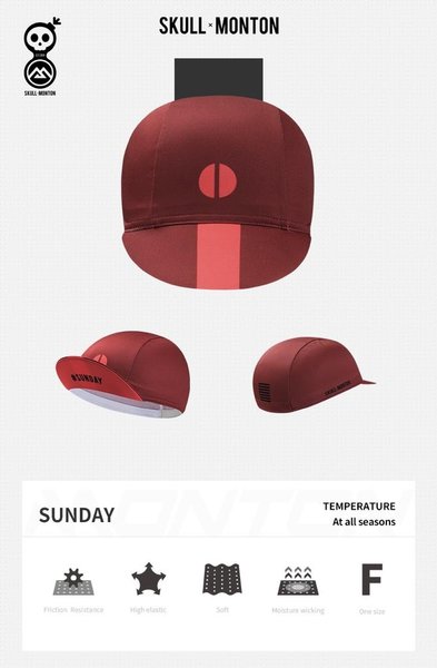 Monton cycling cap original jersey topi gowes sepeda rapha sunday