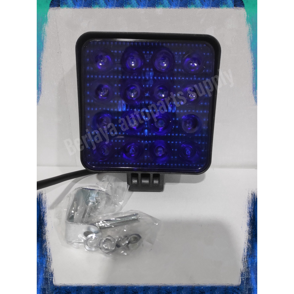 Lampu Sorot Kabut Fog Lamp  16 Titik Universal 12V-36V