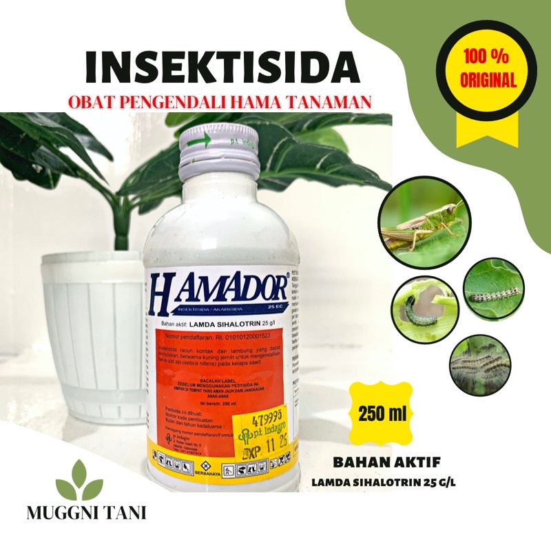 HAMADOR 25 EC 250 ML - INSEKTISIDA OBAT PEMBASMI HAMA TANAMAN