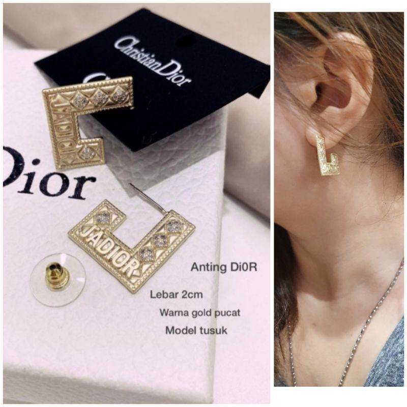 Anting Silver925 perak plat gold Ring Branded Premium Quality Anti karat anti alergi R560