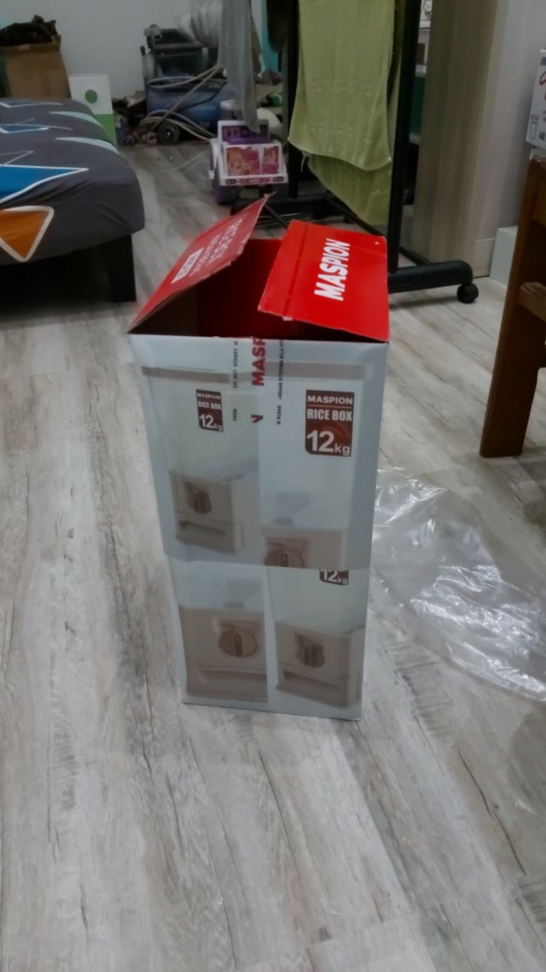Rice Box Maspion 12kg Wadah Beras Tempat Beras