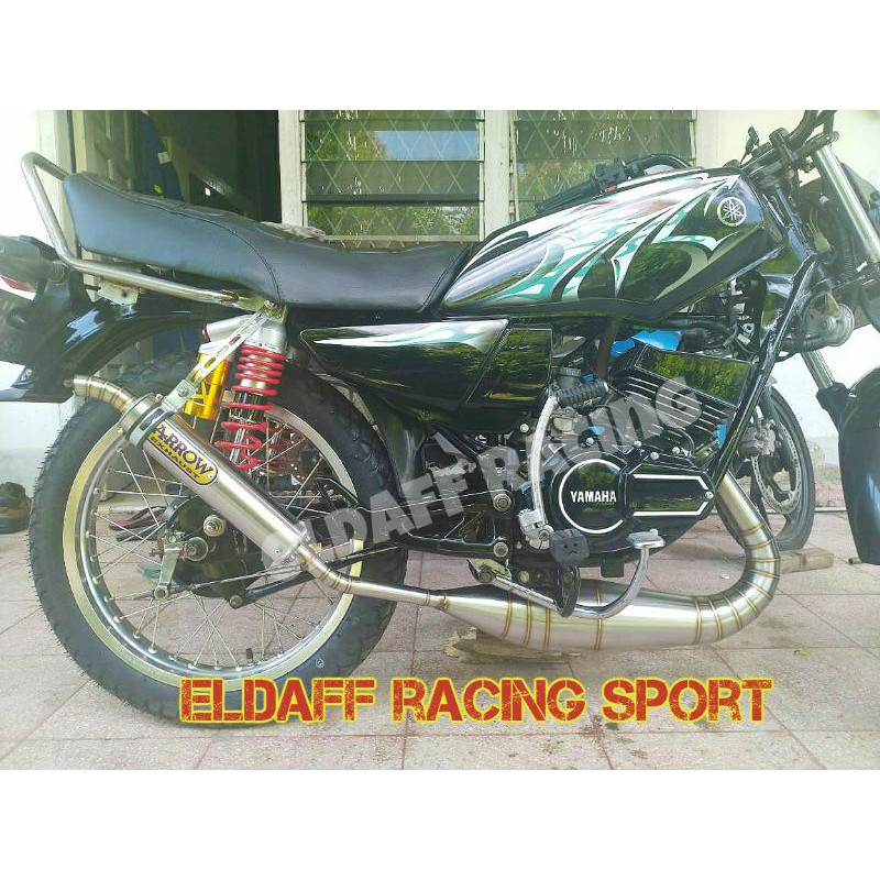 Knalpot Rx King Kolong Repsol Arrow Racing Full Stainless Model Ninja Shopee Indonesia