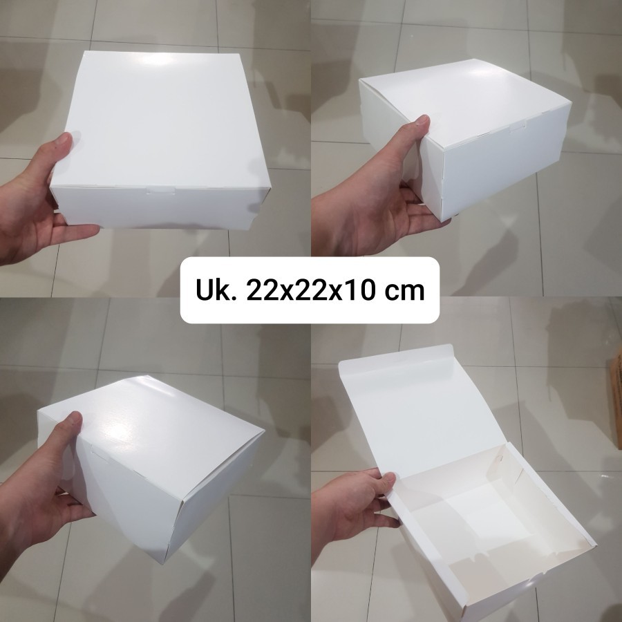 

Dus Uk. 22x22x10cm utk lapis surabaya, legit, cake, tart, dll (HARGA UNTUK 10 PCS DUS)