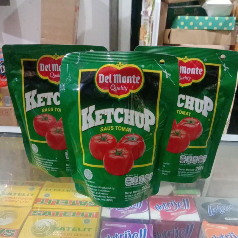 

SAUS TOMAT DELMONTE / TOMATO SAUCE STANDING POUCH 200gr