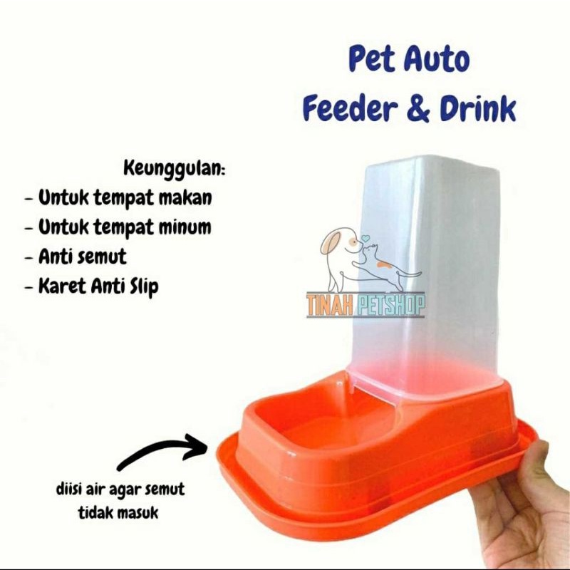 PET DISPENSER MAKANAN MINUMANP ANTI SEMUT | Tempat Makan Minum Hewan Kucing Anjing