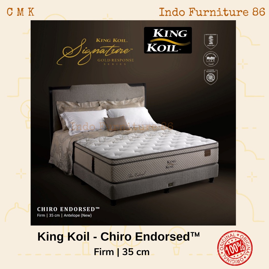 King Koil Kasur Chiro Endorsed (Mattress Only) / Matras King Koil / Springbed