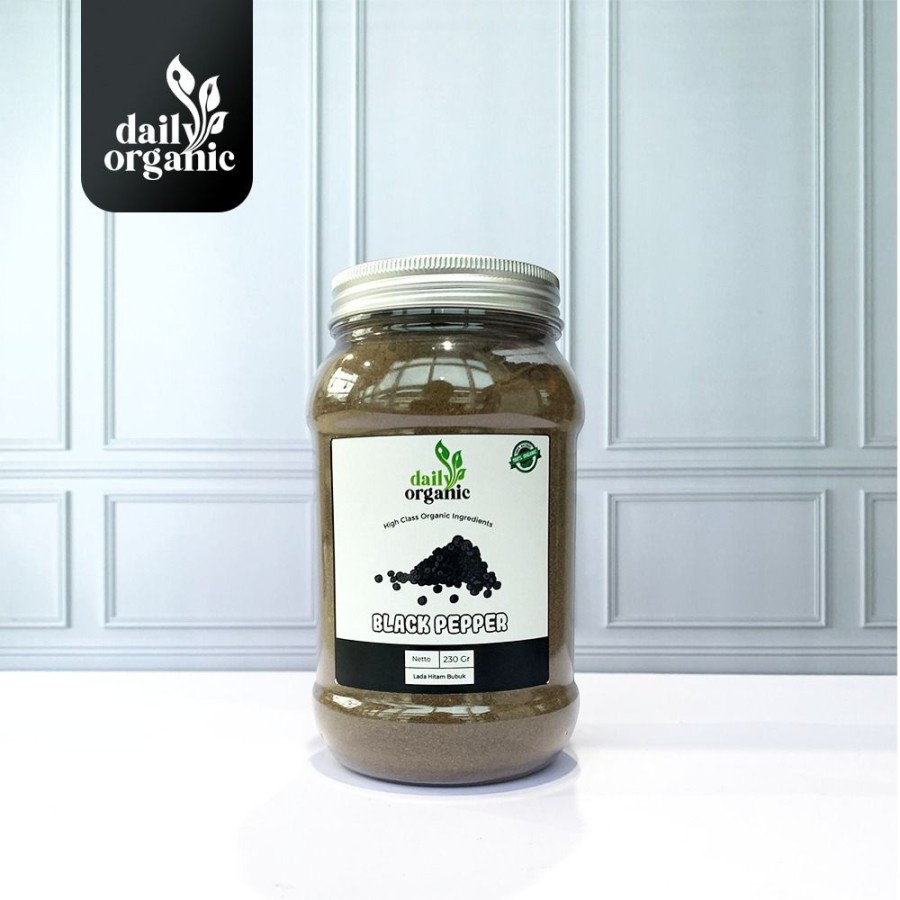 Lada Hitam Bubuk Ground Black Pepper Daily Organic