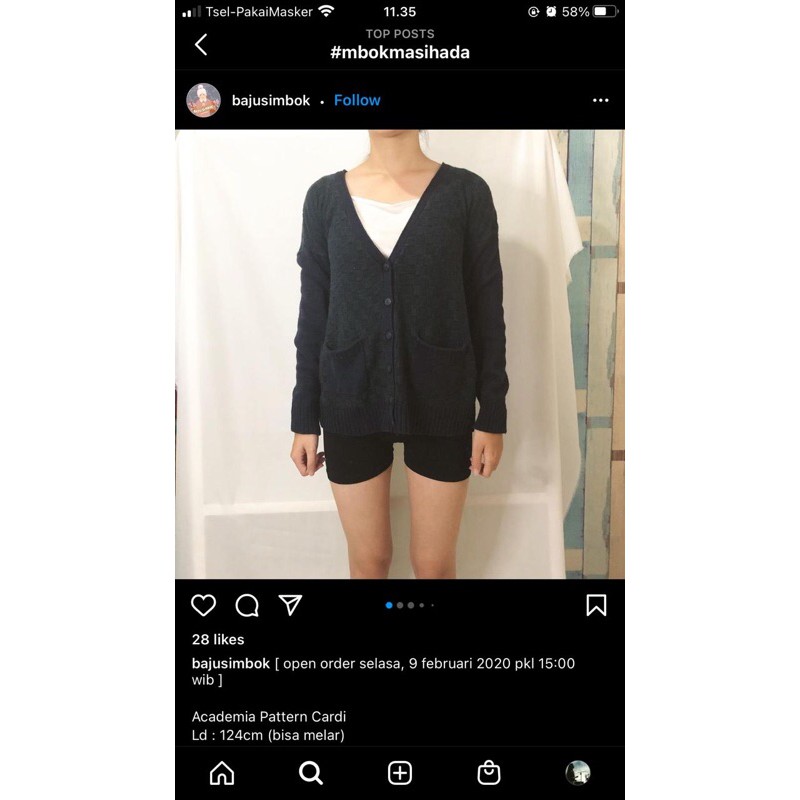 Academia Pattern Cardi