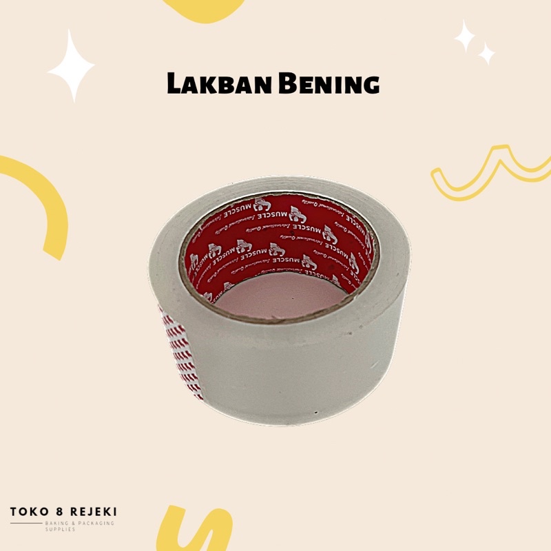 

Lakban Besar Bening Transparan 48 mm