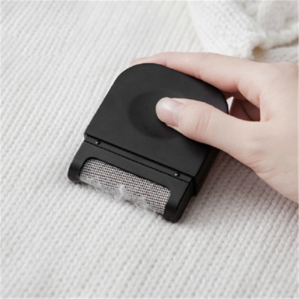 Penghilang Bulu Serat Kain Trimmer Portable Lint Remover - Black