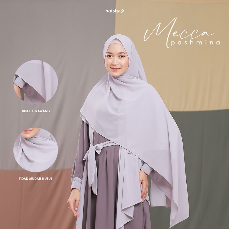 Mecca Pashmina Naisha Official | pashmina ceruty | pashmina premium | pashmina panjang | pashmina terlaris | pashmina terbaru pashmina halus pashmina murah