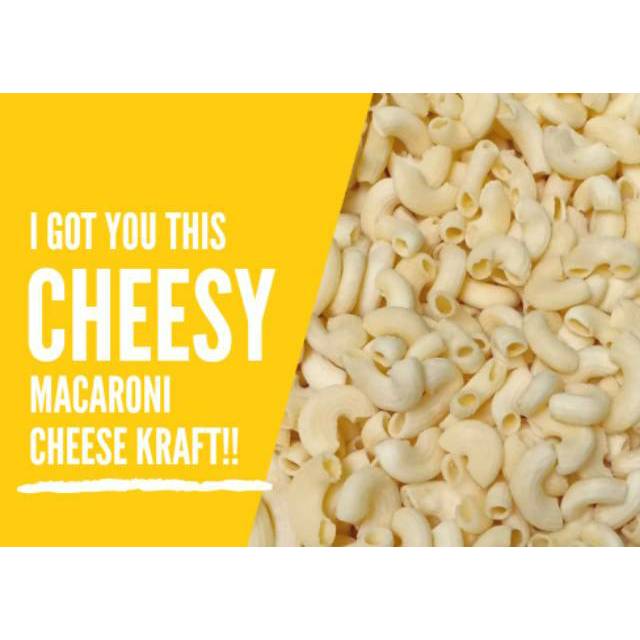 Macaroni cheese kraft NON MSG 1000gr kiloan makroni keju