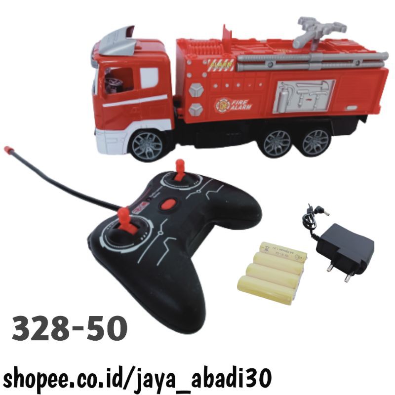 MAINAN MOBIL RC REMOT CONTROL PMK / PEMADAM KEBAKARAN / FIRE ENGINEE 328-50