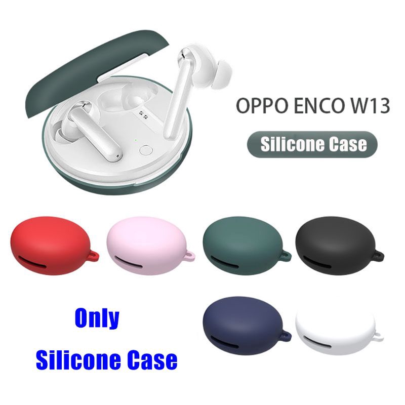 Casing Pelindung Bahan Silikon Anti Gores Untuk Oppo Enco W31 Earbuds