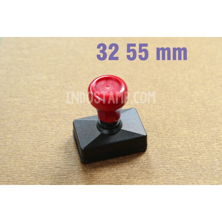 

gagang stempel 3255 flash stamp kotak 32mm 55mm otomatis original indostamp