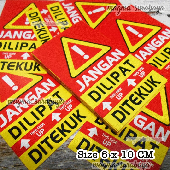 

Stiker Fragile -sticker fragile jangan dilipat-magmasurabaya