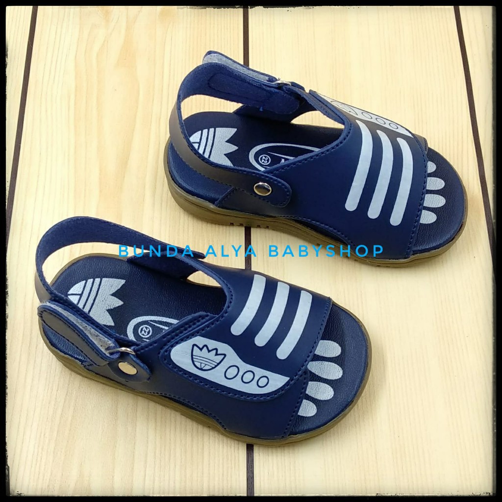 Sendal Anak Laki Laki 6 Bulan 1 2 Tahun Karet NAVY - Sepatu Sandal Gunung Anak Laki-Laki Anti Licin 22 - 24 Alas Karet