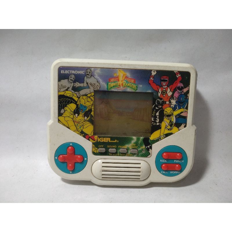 Game Watch Gimbot Gamebot Power Rangers Tiger Electronics Electronic Saban 1994 Jadul Vintage Classi