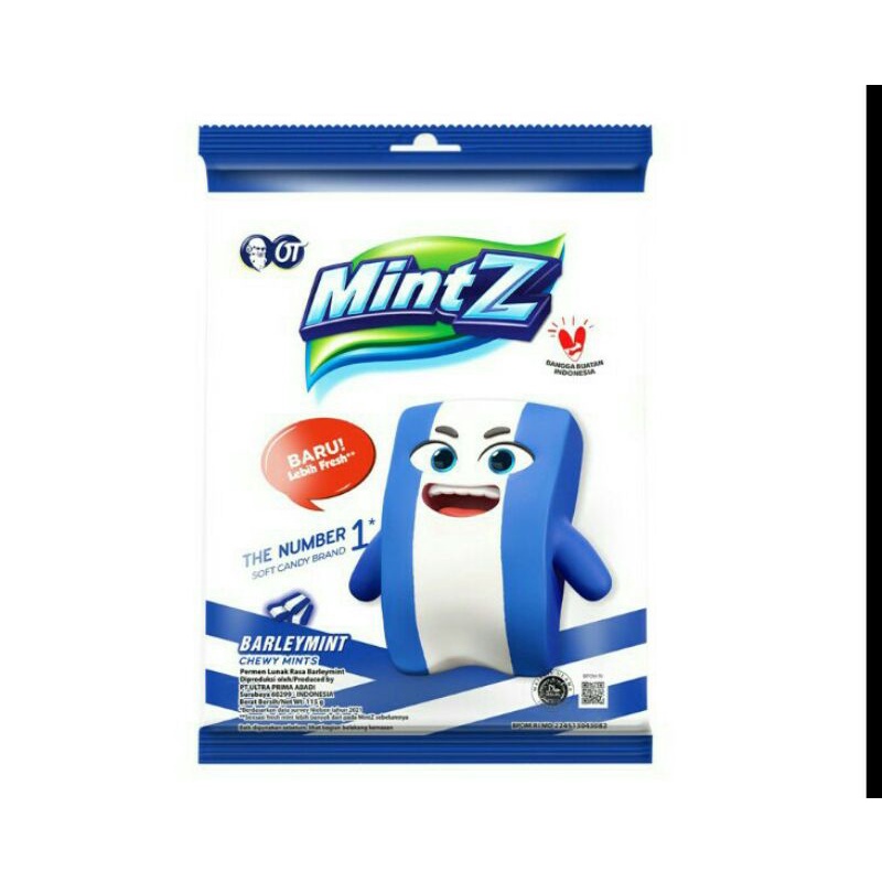 MintZ Permen Chewy Barleymint 115 g 