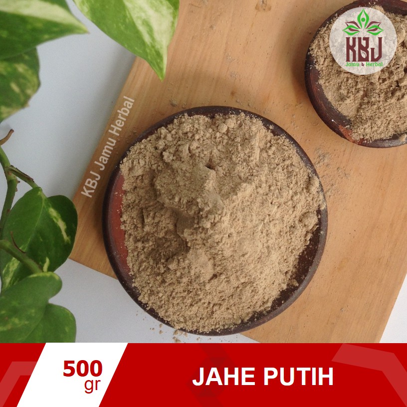 

Jahe Putih Bubuk Serbuk Murni Original Tanpa Campuran 500 gr - KBJ Jamu Herbal
