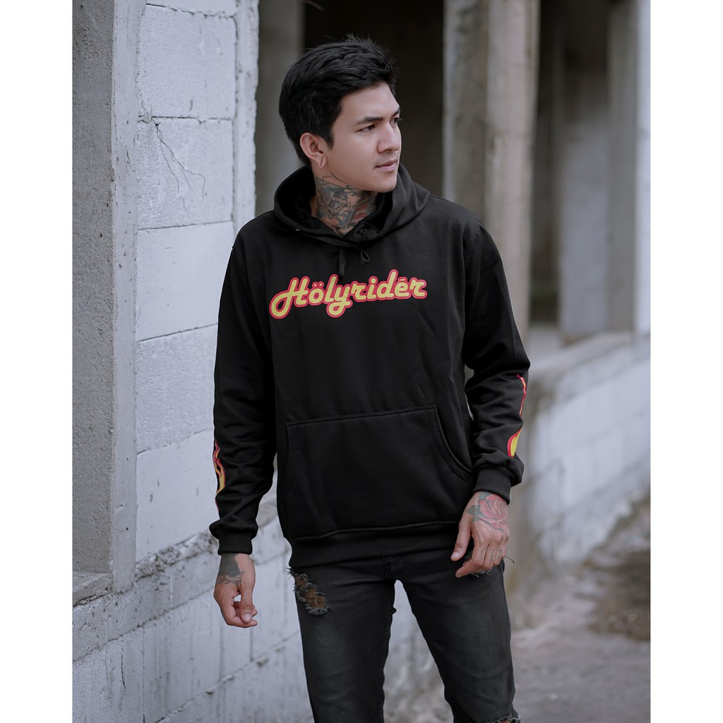 FIRE HOLYRIDER SWEATER HOODIE // SWEATER ORIGINAL DISTRO BANDUNG