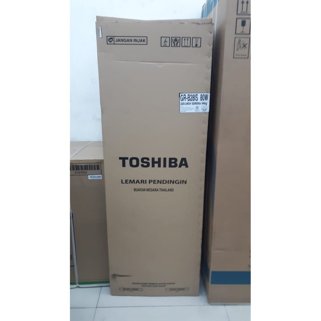 KULKAS TOSHIBA GR-B 28 IS LEMARI ES 2 PINTU GRB28IS INVERTER LOW WATT