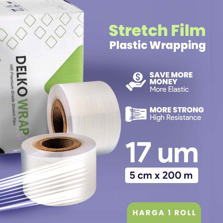 

SCF 5 CM BENING - PLASTIK WRAPPING/STRETCH FILM Delkowrap