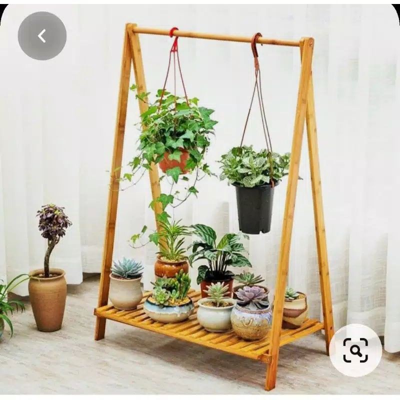 rak bunga gantung minimalis