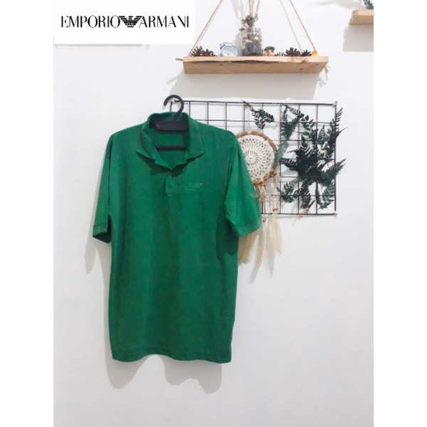 Armani Polo Shirt Kaos Polo Armani Second Original