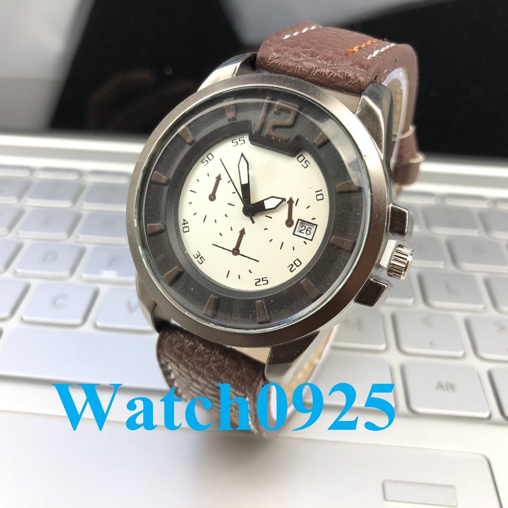 ✅[COD] Jam tangan karet Kulit vios murah import grosir premium arloji tanggal jam Tangan Pria M76