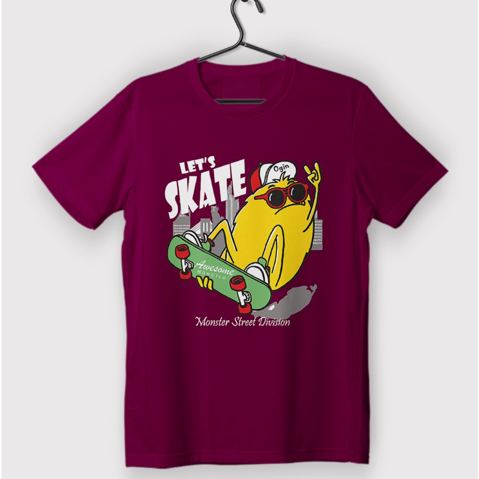 Kaos Baju Anak Streetwear Street Style Sk8 Skate Board Umur 7-10 Tahun