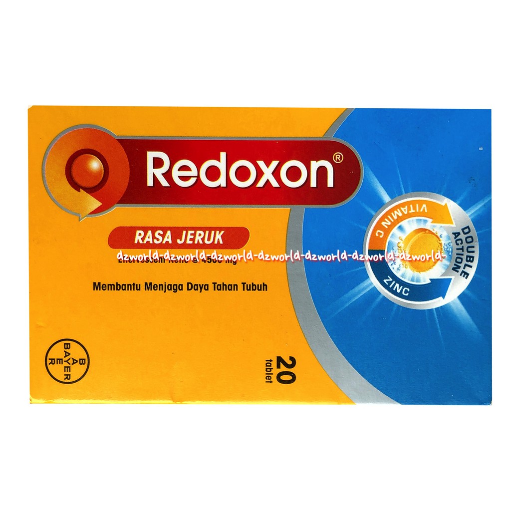 Redoxon Double Action 20tablet Calsium-D Vitamin Tulang Vitamin C Redoxxon Kalsium