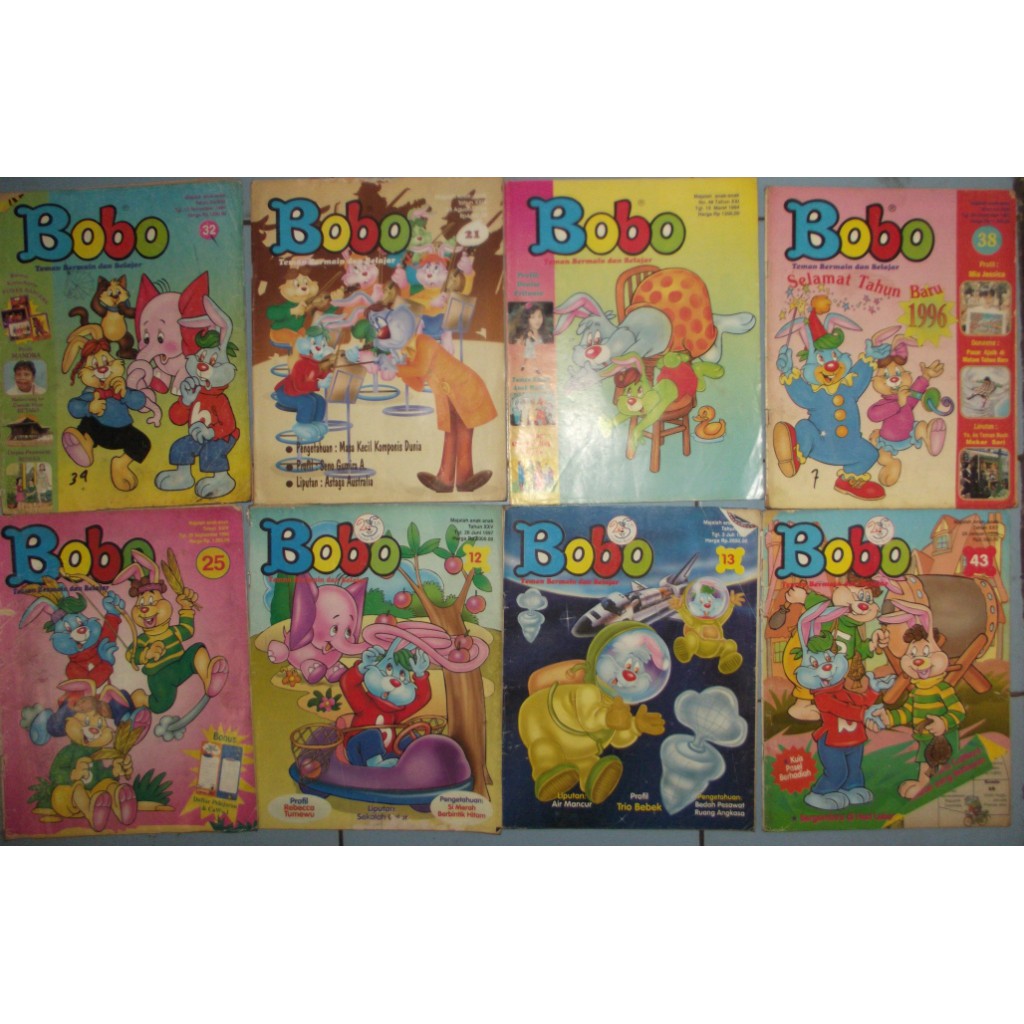 Majalah Bobo Terbitan Tahun 90-an & 2000-an