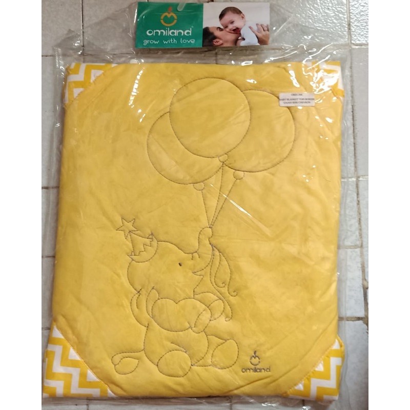 Selimut bayi topi omiland baby blanket orb1304