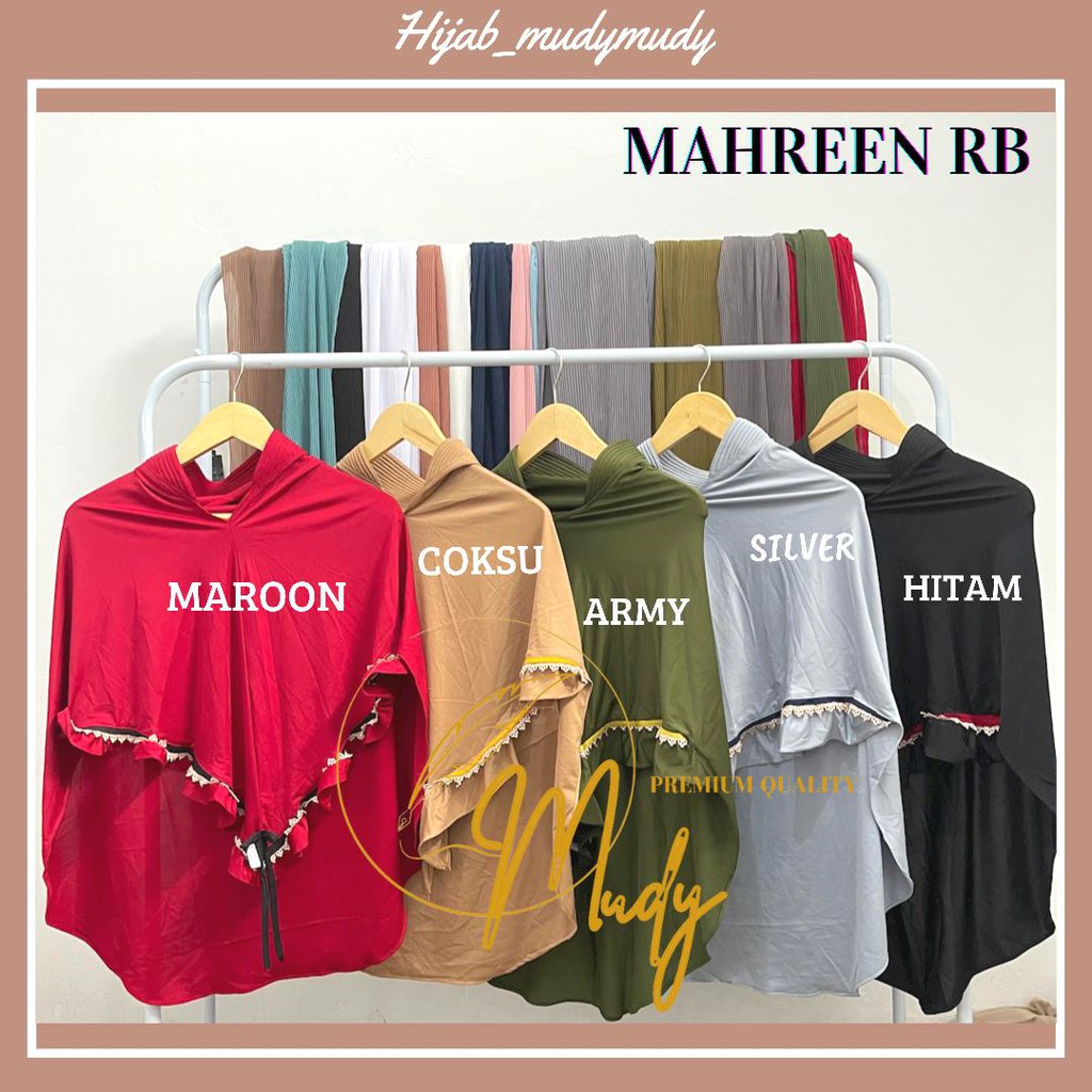 ECER//Bergo Instant MAHREEN RB//Jersey Zoya//mudymudy