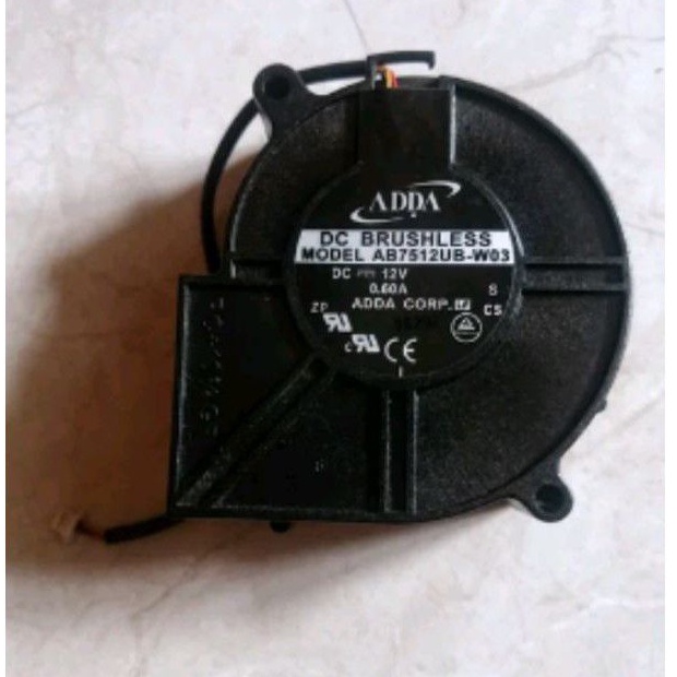 FAN KIPAS BLOWER PROYEKTOR SONY VPL ES7 EX7 EX70 ORIGINAL ADDA AB7512UB-W03 0.60A GARANSI