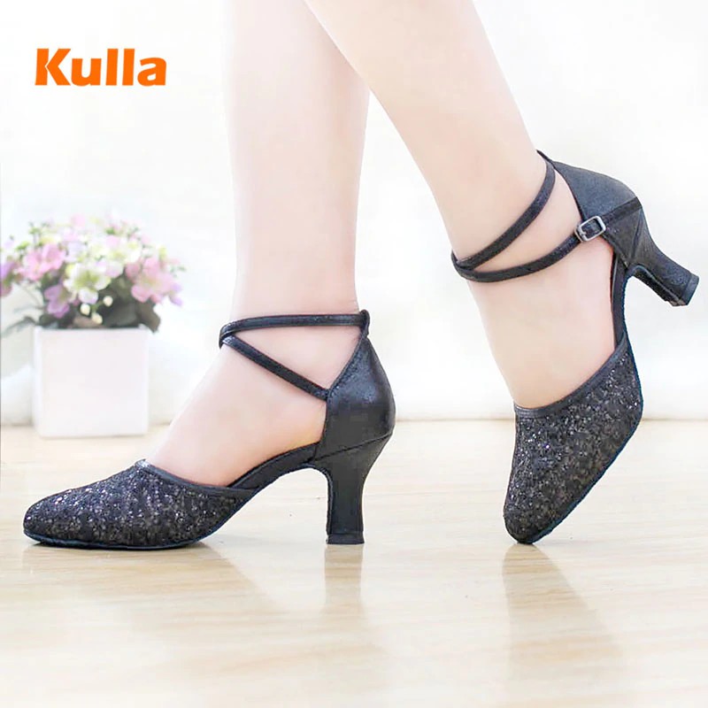 Original Sepatu Kets 2021 High heel Glitter Lady Latin Original Sepatu Kets 2021 High heel Glitter Lady Latin