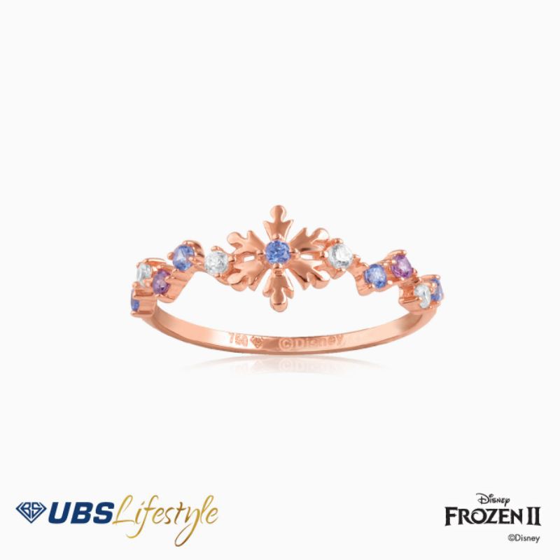 CINCIN EMAS UBS DISNEY FROZEN LIMITED EDITION 750 ROSE GOLD - CCY0063